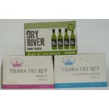 Seventy-two New World red and white wines comprising 24 bottles of Tierra Del Rey Chilean