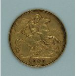 1906 Edward VII gold half sovereign