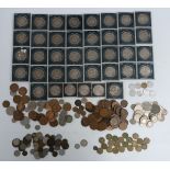 A collection of overseas coinage, 19thC onwards, to include Germany, USA, Italy, Norway, Irish