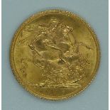 1915 George V gold full sovereign