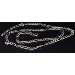 A 9ct gold curb link bracelet, 11.7g, length 66cm