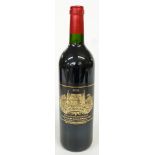 Chateau Palmer 2000 Margaux / Medoc red wine, 75cl bottle, 13% vol. This lot has been stored 'en