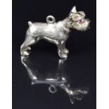 A 9ct gold pendant in the form of a terrier dog, 2.2 x 2cm, 5.2g