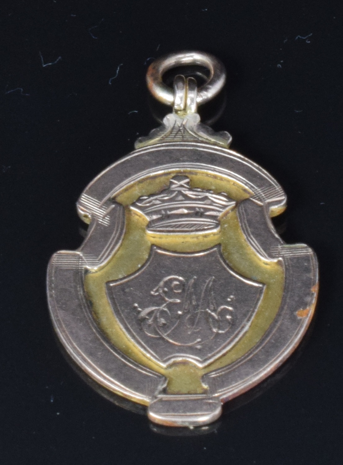 A 9ct gold fob, 7.4g