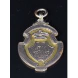 A 9ct gold fob, 7.4g