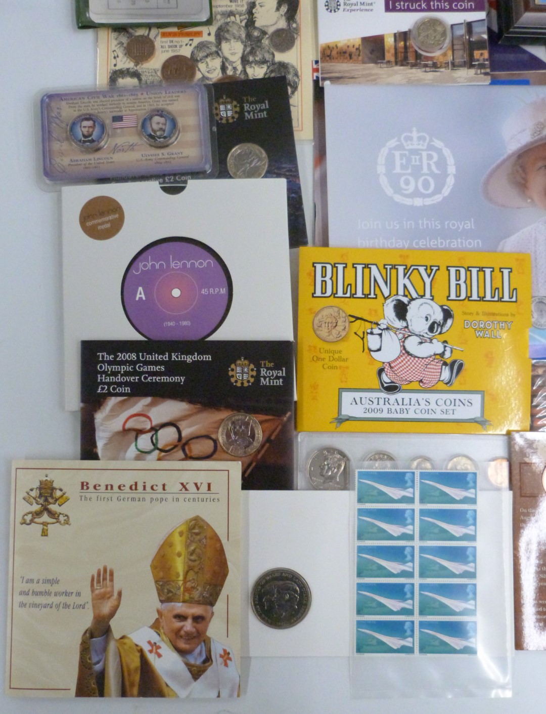 A collection of coin presentation packs to include 2009 'Blinky Bill' Australian coin set, Harry - Image 3 of 6