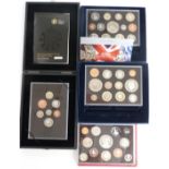 Royal Mint proof coin sets comprising 2005, 2006, 2007 and 2008