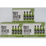 Seventy-two bottles of New World white wine Australian Dry River Pinot Grigio, 187ml, 13% vol