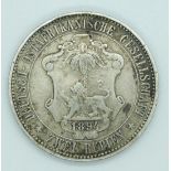 Wilhelm II 1894 2 Rupien German East Africa Company Deutsch-Ostafrika silver coin