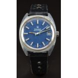 Bulova Accutron gentleman's wristwatch ref.7303-2 with date aperture, luminous hands, white and