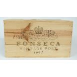 Case of 12 bottles of Fonseca 1992 Vintage Port. This lot has been stored 'en primeur' by the Wine