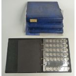 A collector's album containing UK coinage including approximately 400g of pre-1947 silver,