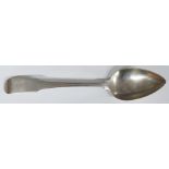 Georgian Dumfries Scottish provincial hallmarked table spoon, circa 1820, maker Joseph Pearson,