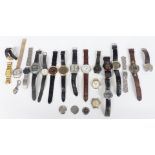 Nineteen various ladies and gentleman's wristwatches including Seiko 5 automatic ref. 6119-5420,