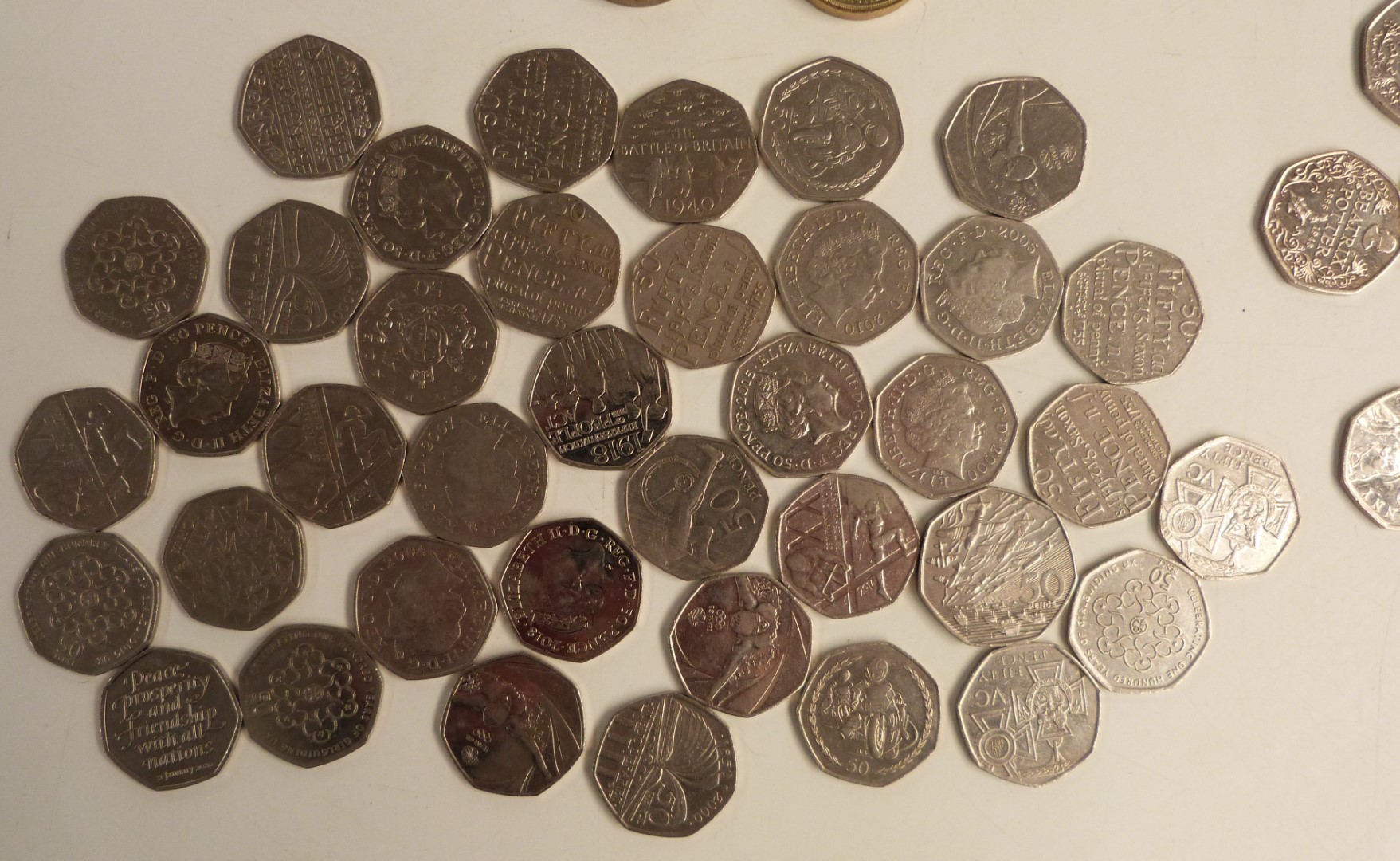 A collection of collectable 50p and £2 coins, including a complete set of 2012 Olympic Games and - Image 2 of 5