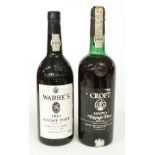 Croft 1970 Vintage Port and Warre's 1983 Vintage Port 75cl