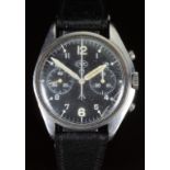 Cabot Watch Company (CWC) British military RAF chronograph wristwatch with luminous hands and Arabic