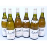 Six bottles of Domaine d'Elise Chablis 1995 Burgundy white wine 75cl 12.5% vol