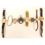 Six various ladies and gentleman's wristwatches including Smiths, Sekonda, Verity, Josmar etc