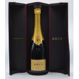 Krug Grand Cuvée Champagne in a fold-out presentation case, 12% vol, 750ml