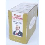Fifty King Edward Invincible cigars in ten sealed packets of five