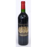 Chateau Palmer 2000 Margaux / Medoc red wine, 75cl bottle, 13% vol. This lot has been stored 'en