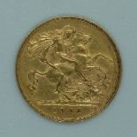 1906 Edward VII gold half sovereign