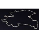 A 9ct gold necklace, 8.1g, length 70cm