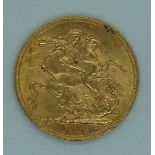 1913 George V gold full sovereign