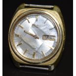 Seiko gentleman's automatic wristwatch ref. 7009-8100 with day and date aperture, luminous hand,