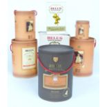 Seven Bell's whisky decanters in original boxes including 12 years aged, commemorative, wedding etc,