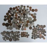 Approximately 140g of largely Victorian silver coinage, together with a quantity of sundry