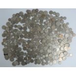 Approximately 3235g of largely pre-1947 silver coinage, including some small quantity of 19thC