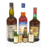 Two bottles of Port, Wyld's 'Crown' white port and Tawny Port, together with a bottle of