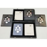 Royal Mint Emblems of Britain silver proof 2008 collection in deluxe case with certificates,