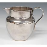 George V hallmarked silver jug, Chester 1926 maker Dingley Brothers, height 8cm, weight 126g