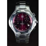 Tag Heuer Kirium gentleman's chronograph wristwatch ref. CL1113 with date aperture, luminous