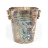 Ralph Lauren silver plate champagne bucket, height 23cm