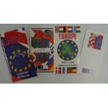 Europe 1992-1993 50p, Royal Mint commemorative presentation pack two coin issue