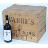 Warre's 1977 Vintage Port, 75cl, with Warre's wooden case