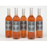 Five bottles of Californian Wildwood Zinfandel Rosé, 75cl, 10.5% vol