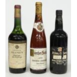 Royal Oporto 1983 vintage port, Chateau Meyney Prieuré Des Couleys 1961 Saint Estepue red wine and a