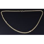 An 18ct gold curb link chain/ necklace, 21.3g, length 46cm