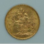 1910 Edward VII gold full sovereign