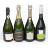Two bottles of Champagne, Louis Daumont Brut 12% vol and G.Tribaut Grand Cuvée Special Brut 12%