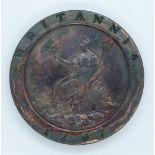 George III 1797 cartwheel copper twopence, VF-EF