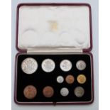 1937 specimen UK coin set of George VI