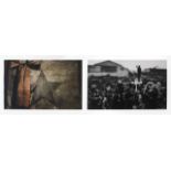 Guy Tillim; Leopold and Mobutu series #12, diptych