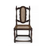 A Cape van der Stel stinkwood side chair, 18th century