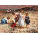Adriaan Boshoff; Children Playing on the Beach